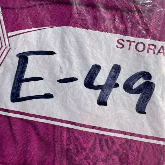 5 for $25🔥Roaman's Fuchsia Asymmetrical Knit Lace Blouse 3X (30/32) - Picture 7 of 7